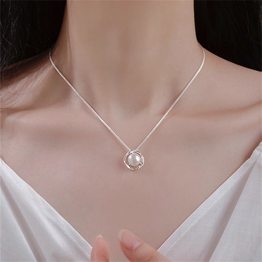 Women's Sier Light Luxury High-grade Design Clavicle Necklaces