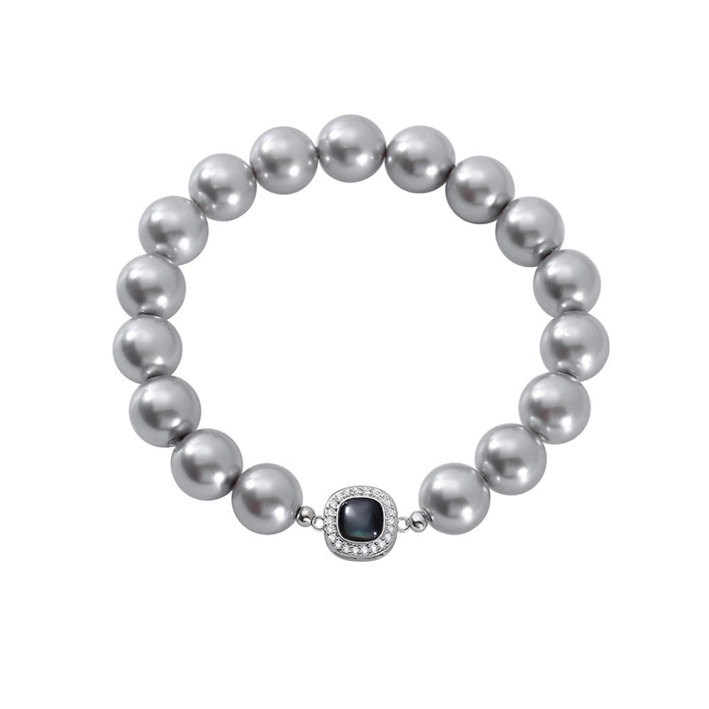 Luxury High-grade Genuine Linen White Pearl Bracelets