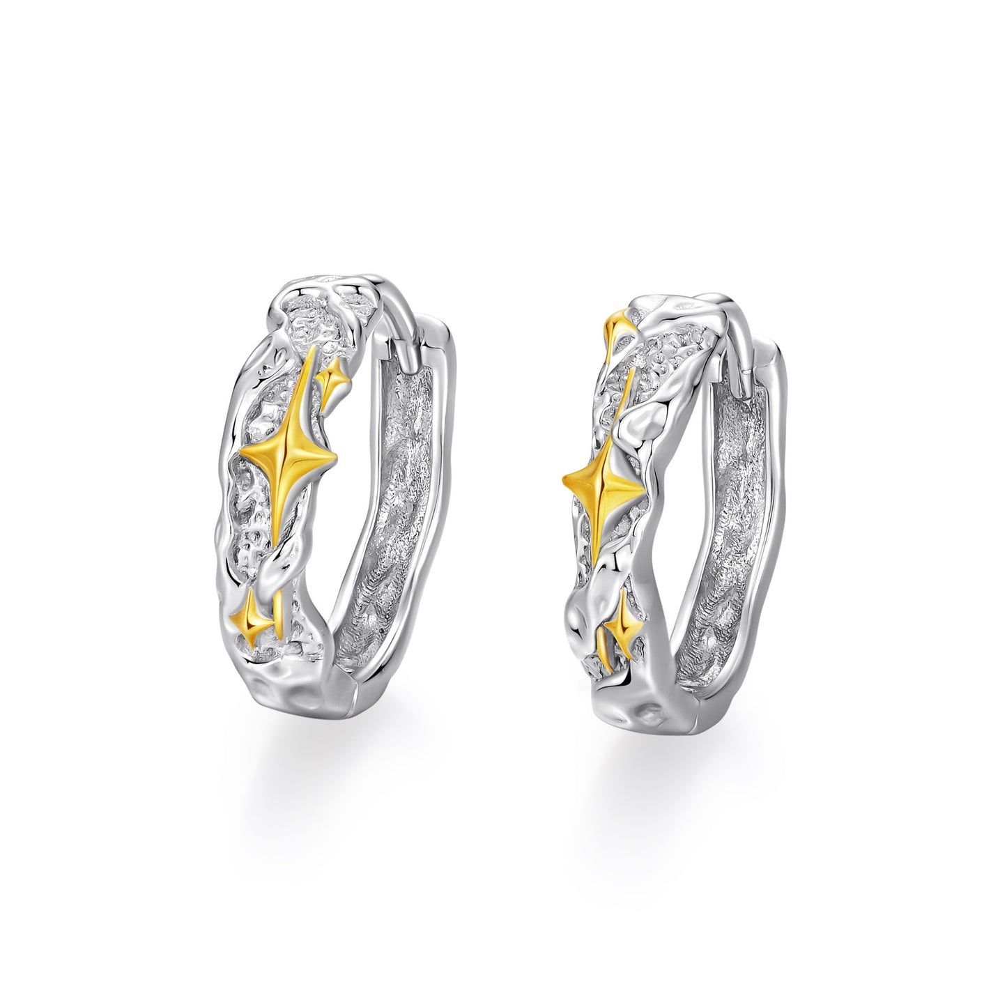 Men's Lonely Star Gold Niche Personality Trendy High Sense Rings