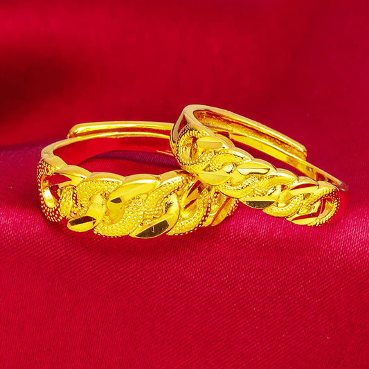 Women's Alluvial Gold Fashion Trendy Internet Style Rings