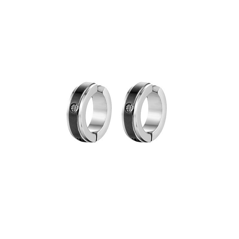 Steel Clips Clip Pseudo See Electricity With Earrings