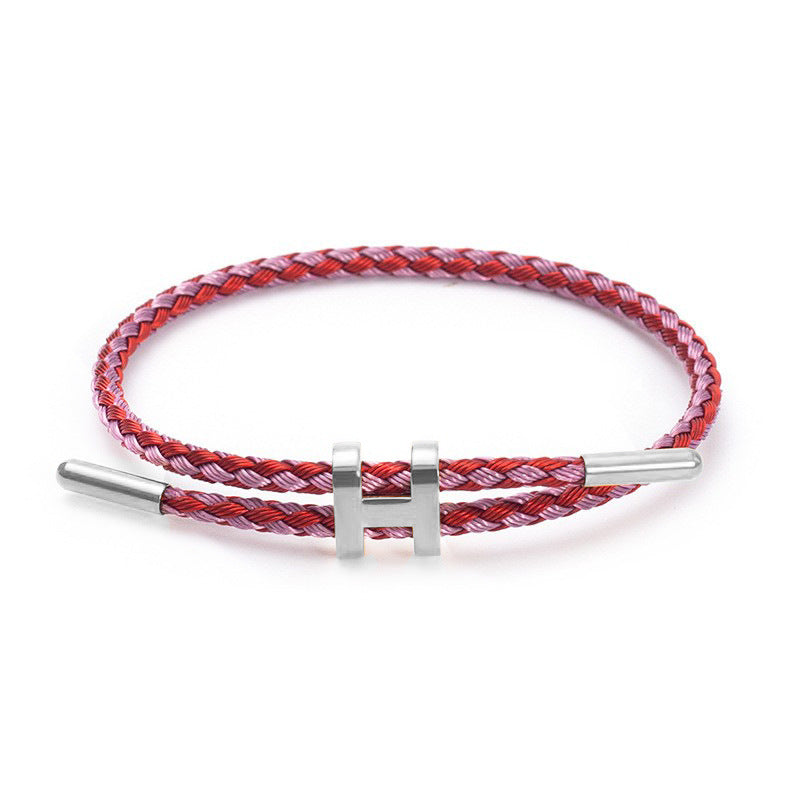 Wire Rope Adjustable Hard Pure Gold Accessory Bracelets