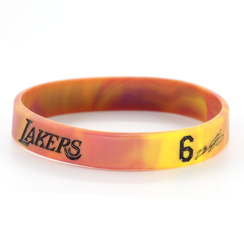 Basketball Silicone Rubber James Curry Harden Durant Bracelet