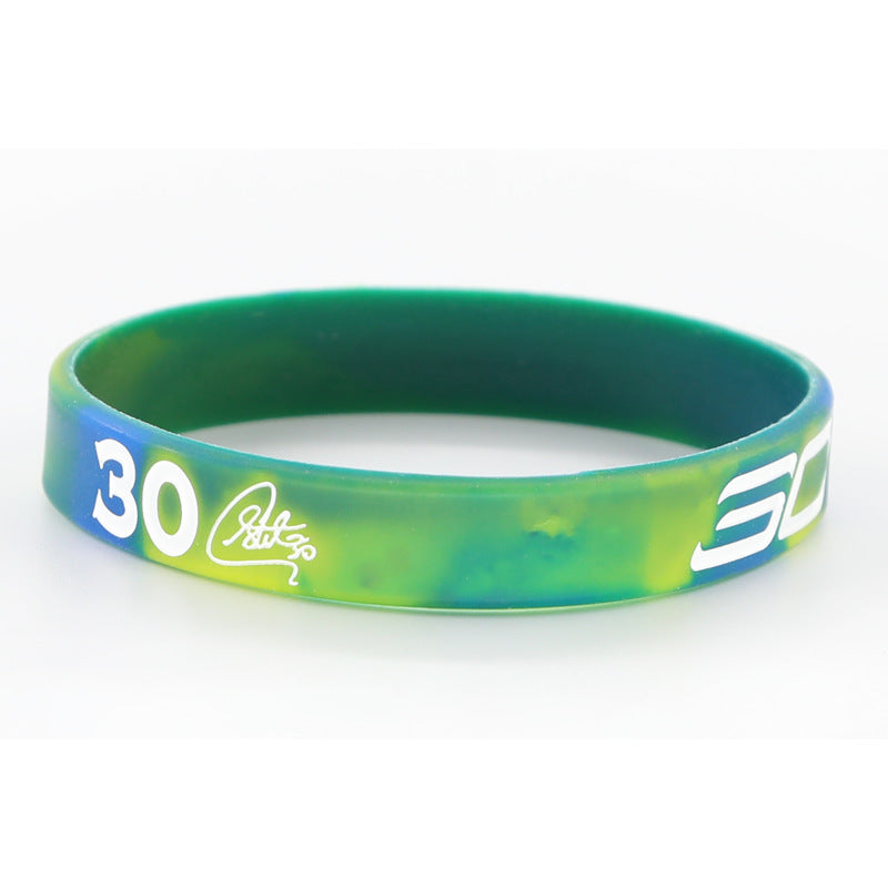 Basketball Silicone Rubber James Curry Harden Durant Bracelet
