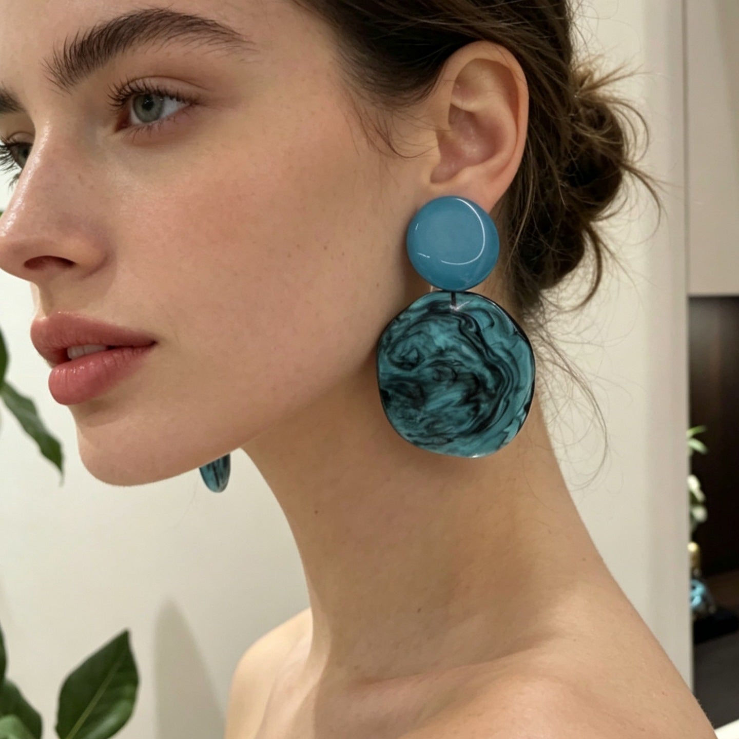 Middle Ancient Niche Retro Design Bow High Sense Earrings