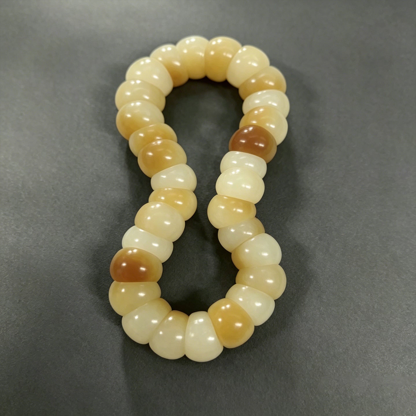 Women's & Men's Jade Bodhi Root Green Floating Flower Bracelet