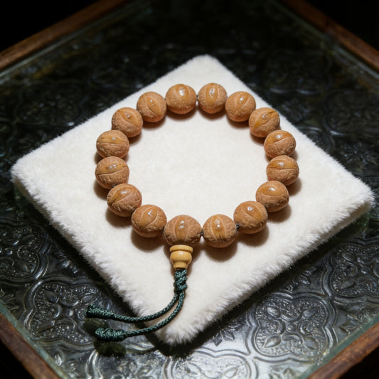 Women's & Men's Natural Nepal Bird's Eye Bodhi Longans For Cultural Bracelet