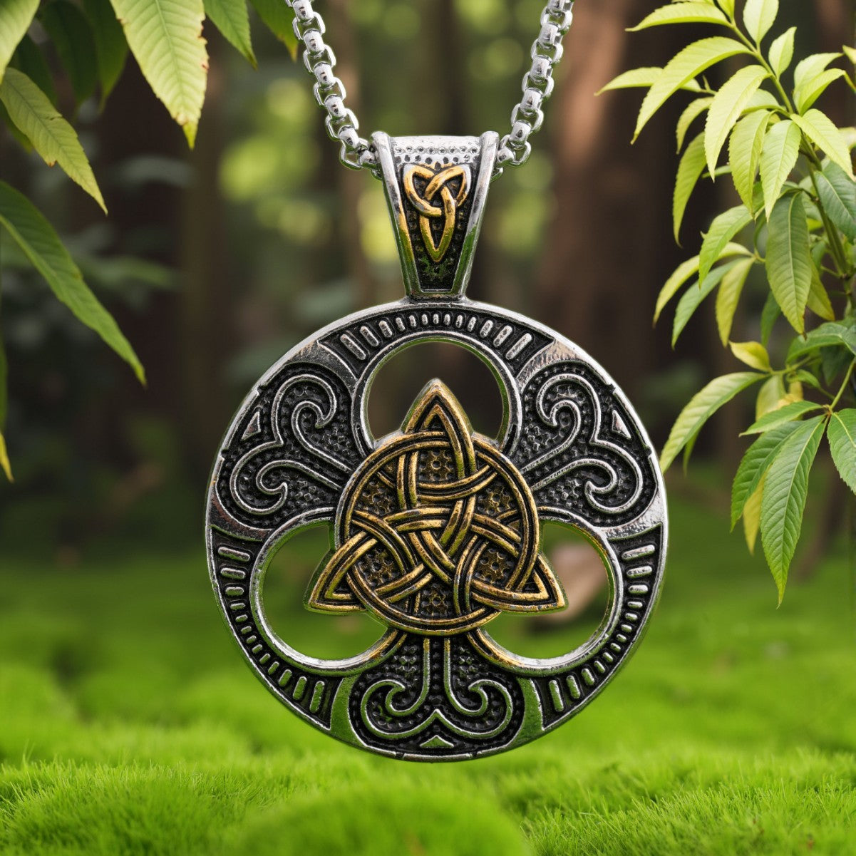 Punk Star Bone Saturn Halo Hipster With Personality Fashion Skull Pendants