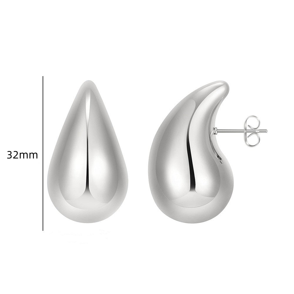 Women's Korean Fashion Temperamental Minority Design Style Petite Stud Earrings
