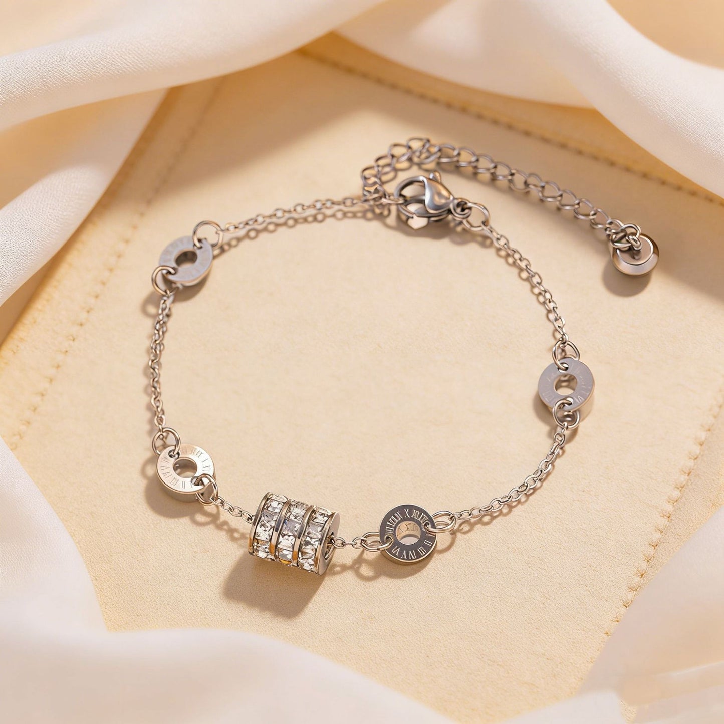 Women's Commuter Titanium Steel Light Luxury Couple Bracelets