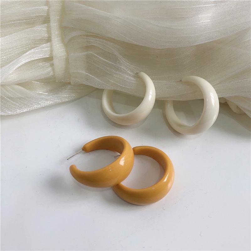 Style Shaped Female Fashion Graceful Fashionable Summer Exaggerated Earrings