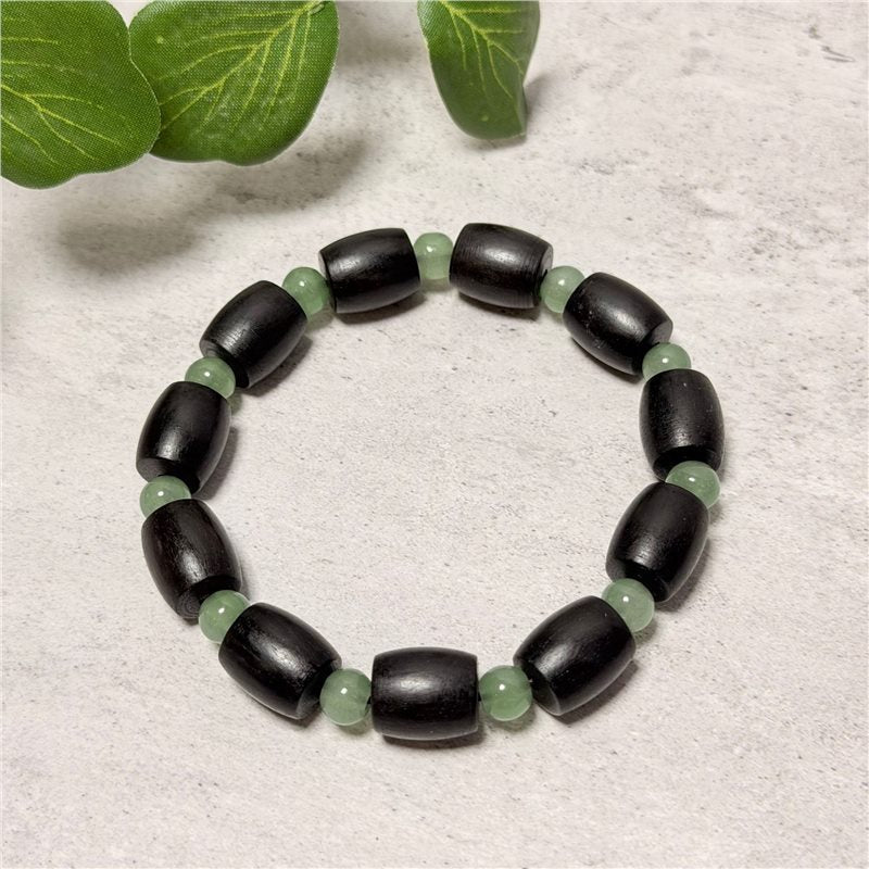 Women's & Men's Gold Sandalwood Hand-held Chain Buddha Prayer Beads String Plate Crafts Bracelet