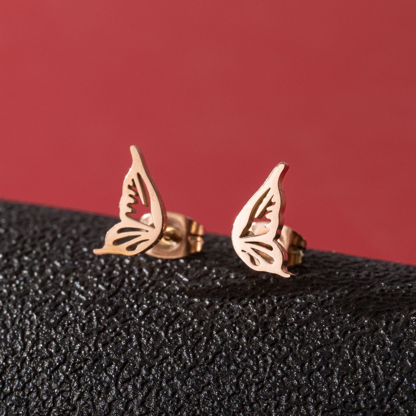 Small Animal Cute Butterfly Rabbit Asymmetric Earrings