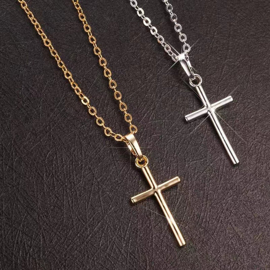 Women's Innovative Cross Clavicle Chain Korean Necklaces