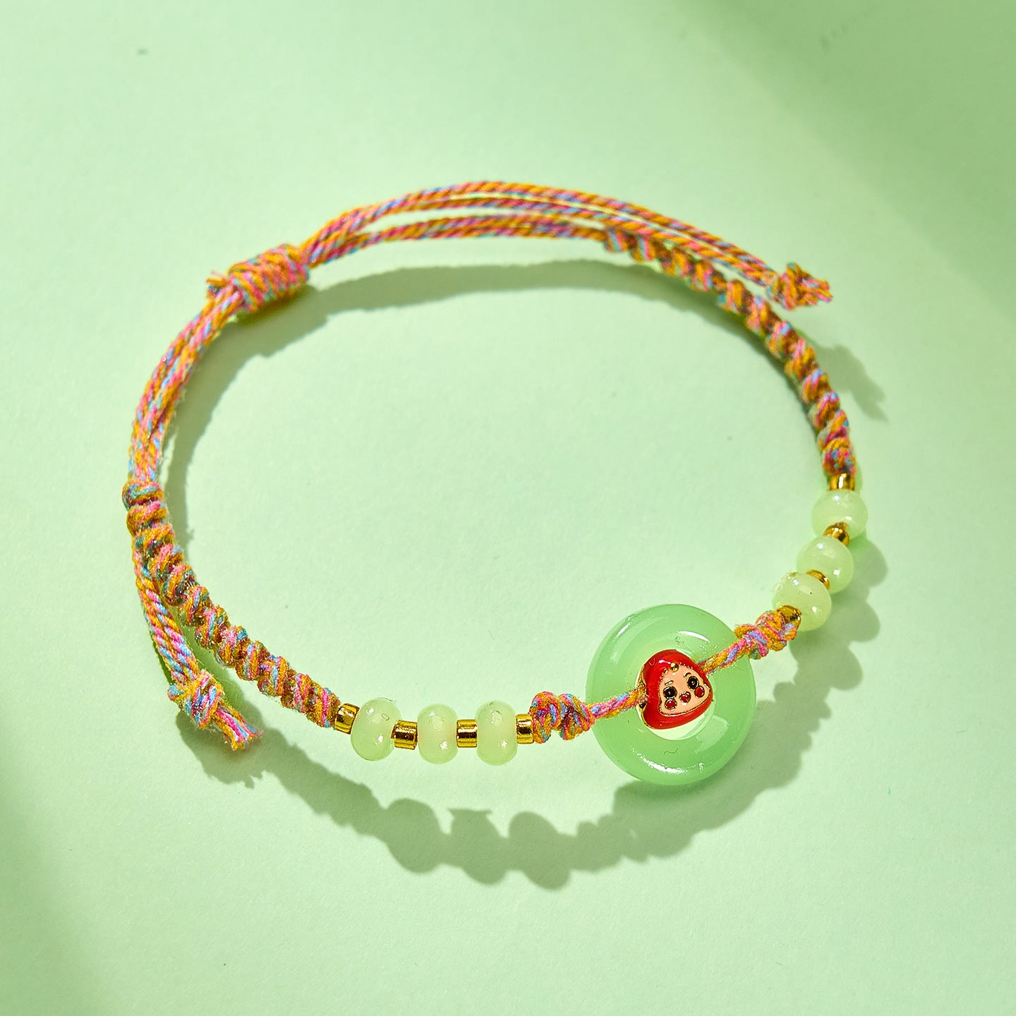 Rope Hand-woven Peace Buckle Carrying Strap Bracelet