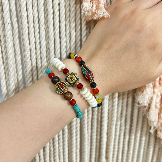 Nepal Beads Retro Simple Stylish Series Bracelets