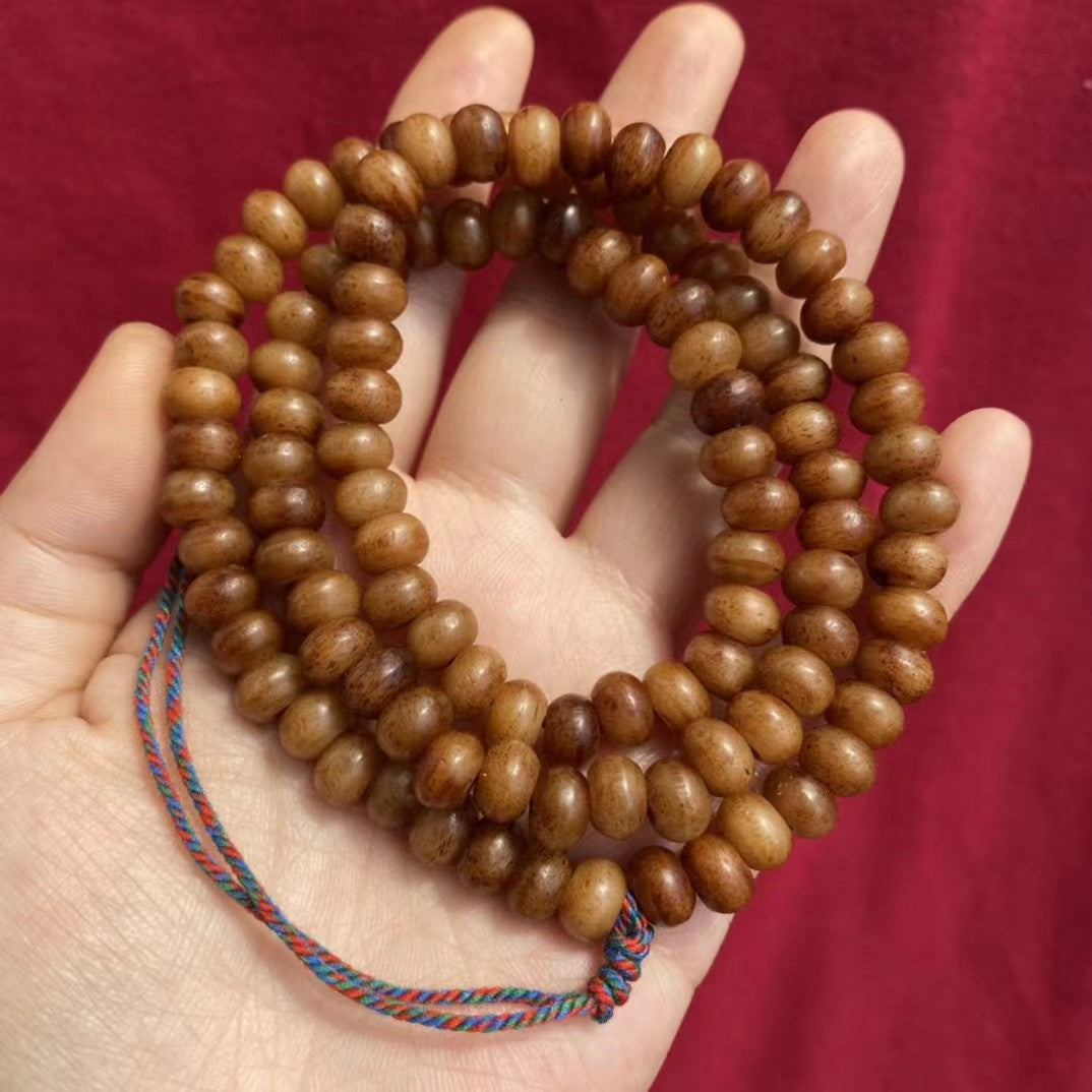 Tibetan Area Crafts Camel Bone Yak Old Beads Tablet Bracelet