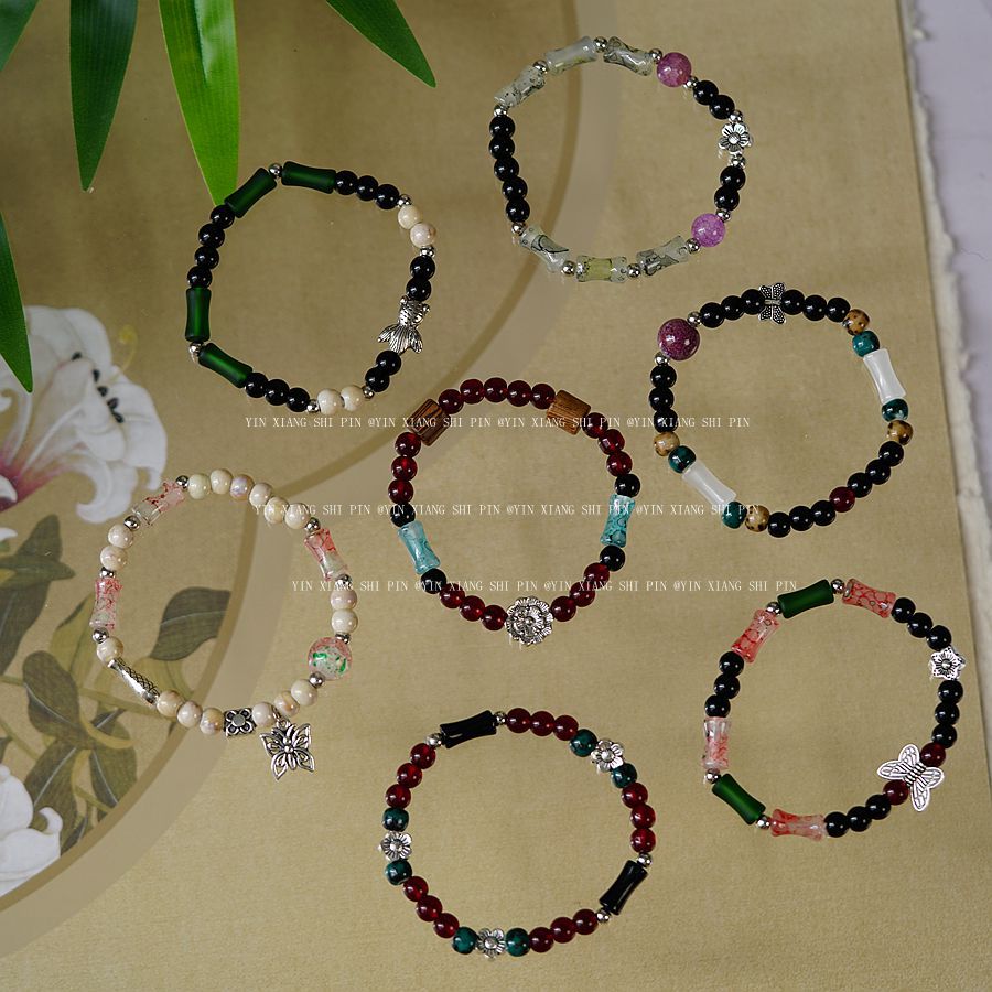 Beaded Ceramic National Trend Creative Bamboo Ethnic Bracelets