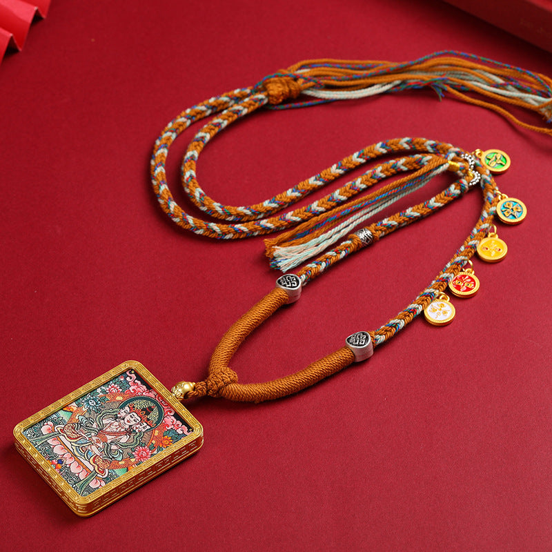 Lanyard Temple Cultural Creative Eight Patron Pendants