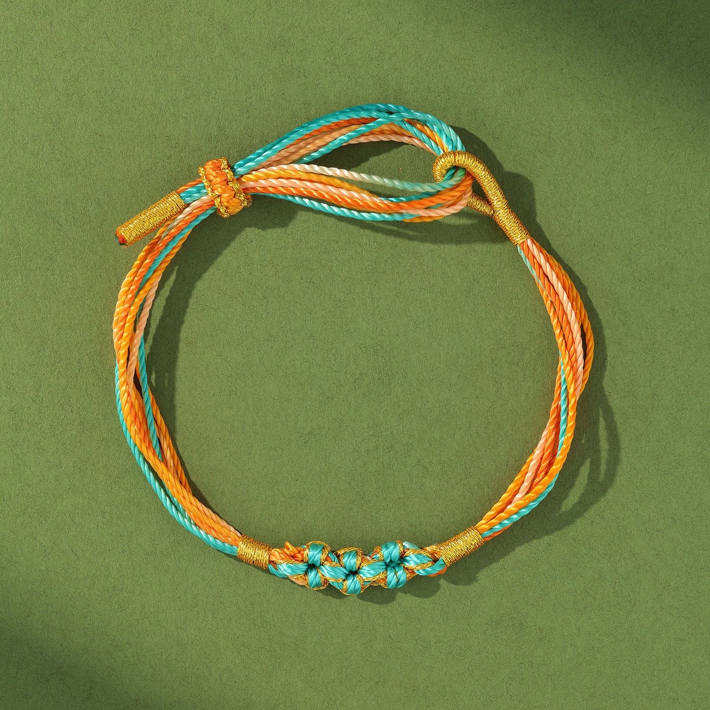 Festival Colorful Rope Ethnic Style Hand-woven Adult Small Sachet Carrying Bracelet