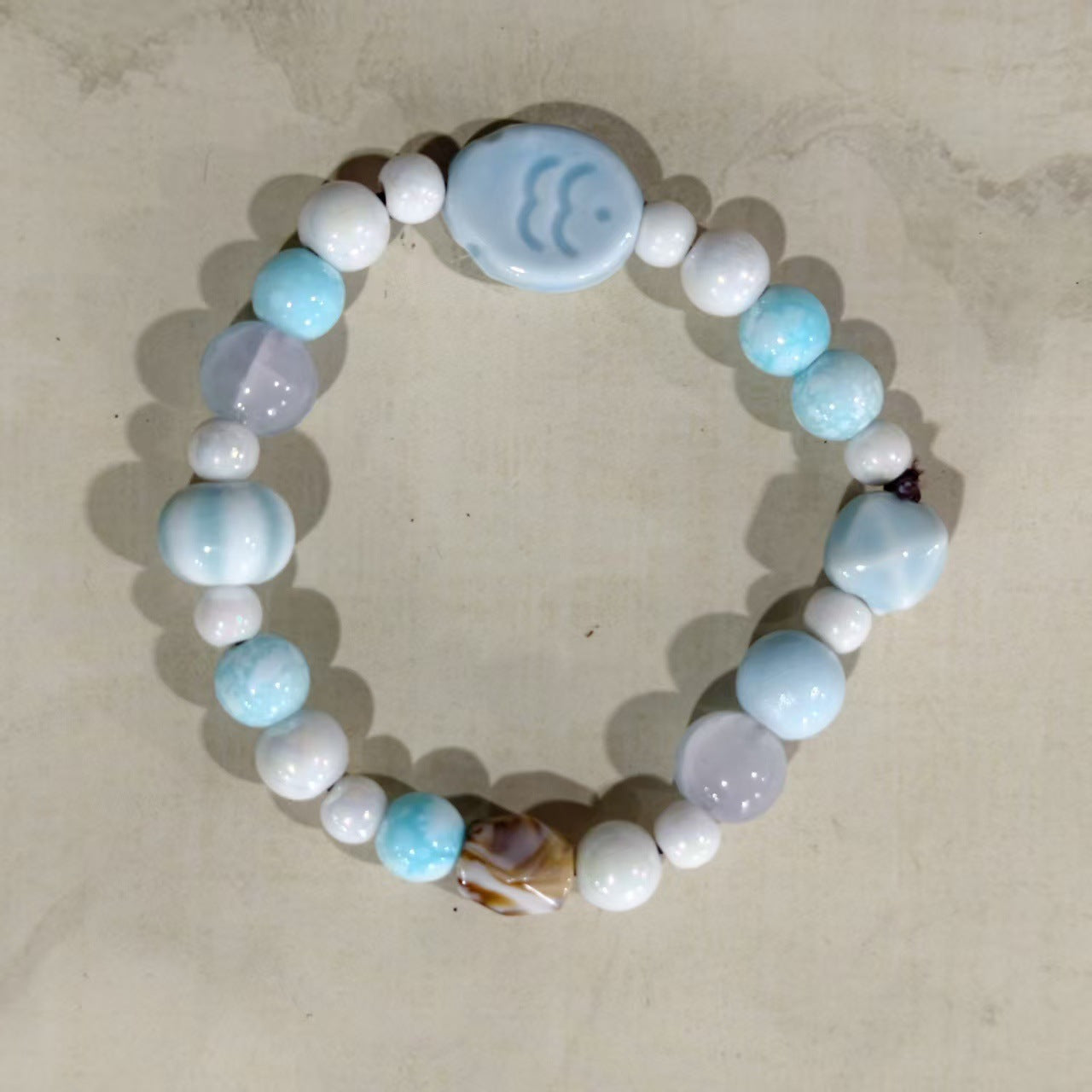 Alloy Ceramic Ethnic Style Single Handmade Filament Bracelet