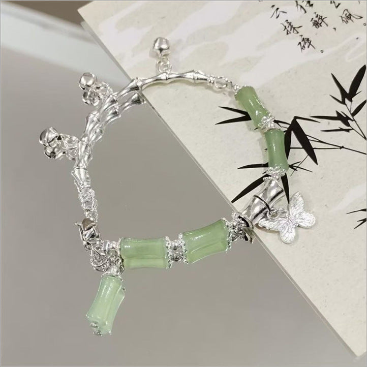 Women's Style Ancient Bamboo Butterfly String For Bead Light Luxury Bracelet