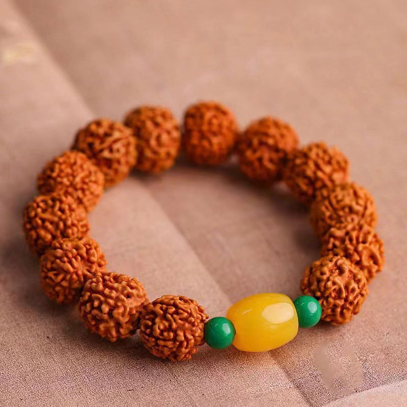 Men's Style Buddha Beads Bodhi Seeds Beeswax Scenic Spot Bracelets