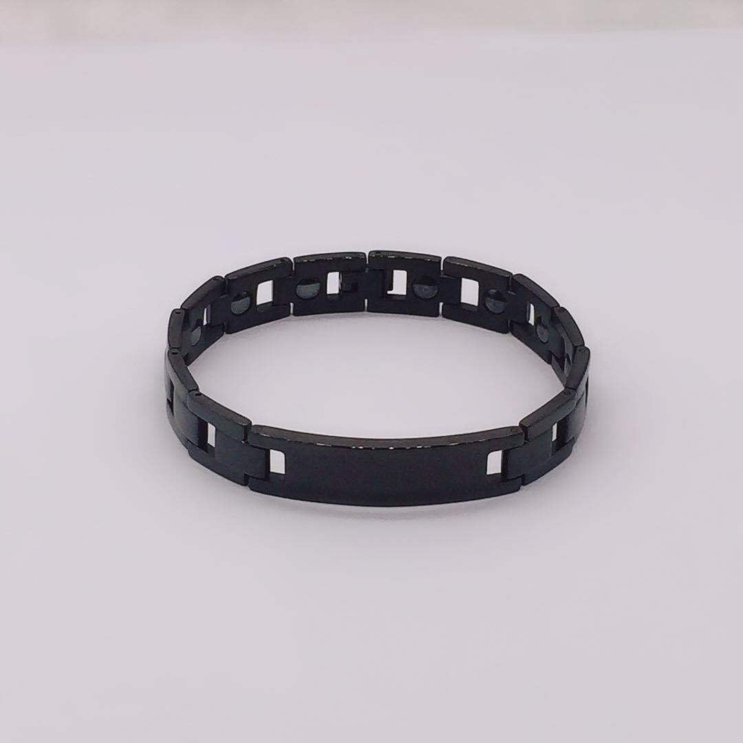 Men's Trendy Single Simple Titanium Steel Vintage Jewelry Bracelets