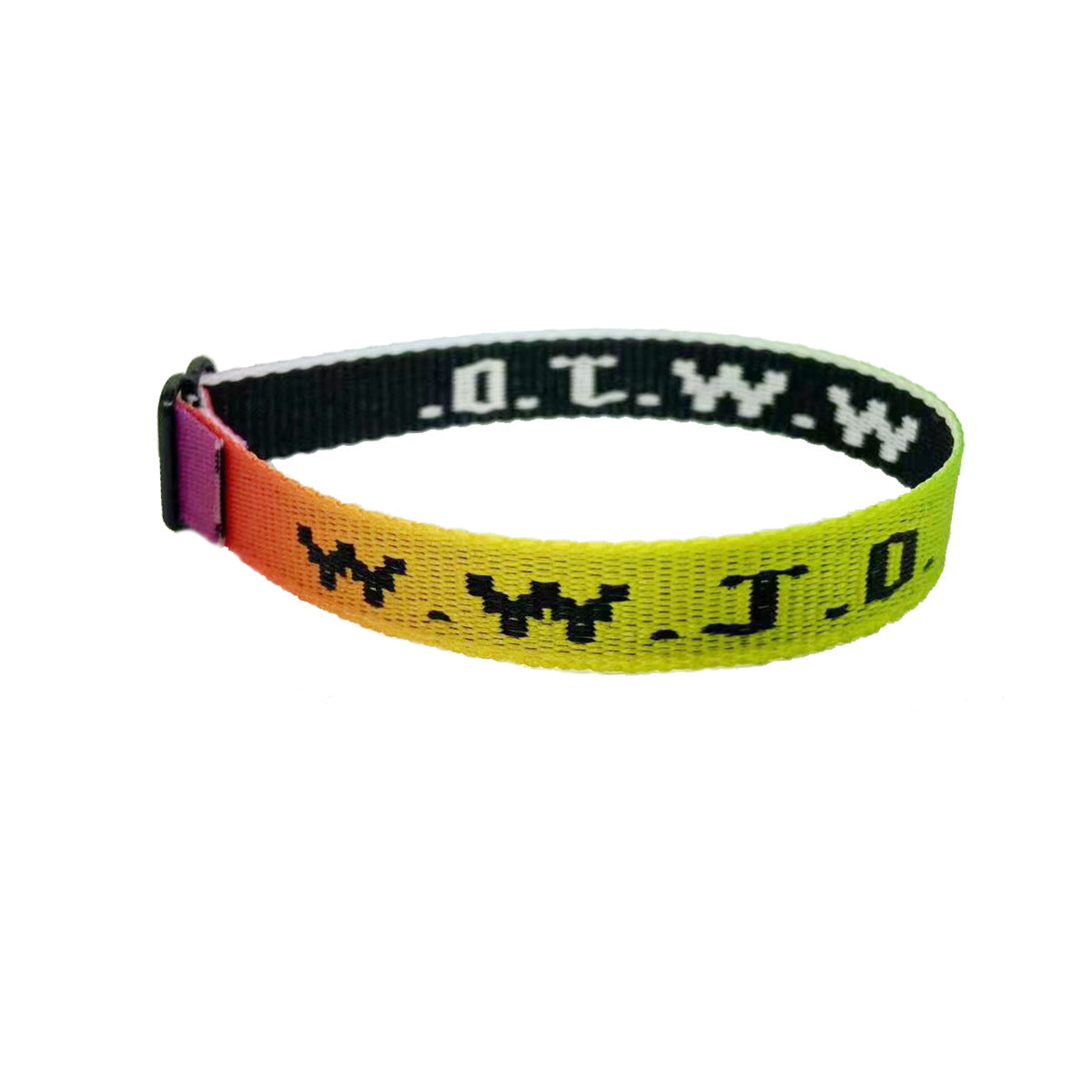 Jacquard Printing Wristband Unisex Wrist Strap For Bracelets