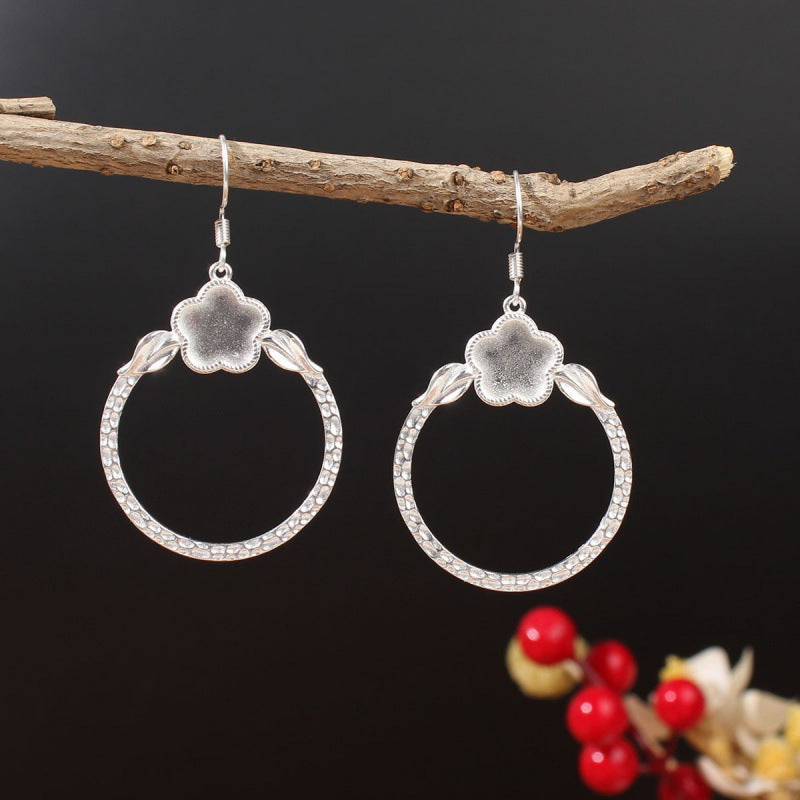 Ethnic Minority Style Handmade Miao Sier Earrings