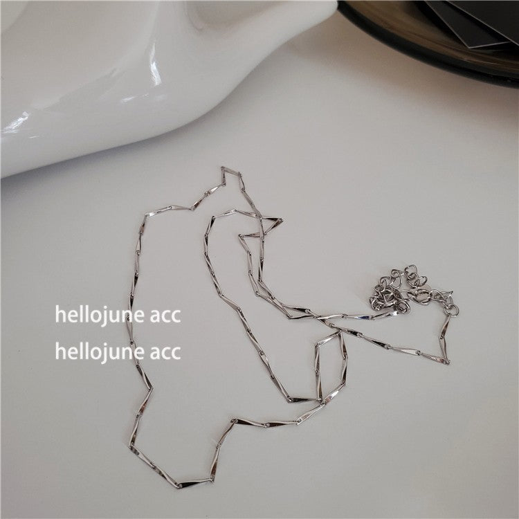Korean Style Single Chain Female Without Sier Melon Necklace