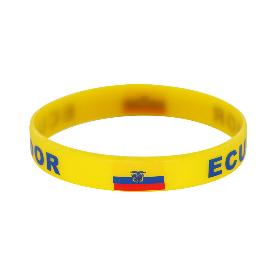 Cup Silicone National Team Canada Ink Flag Bracelets