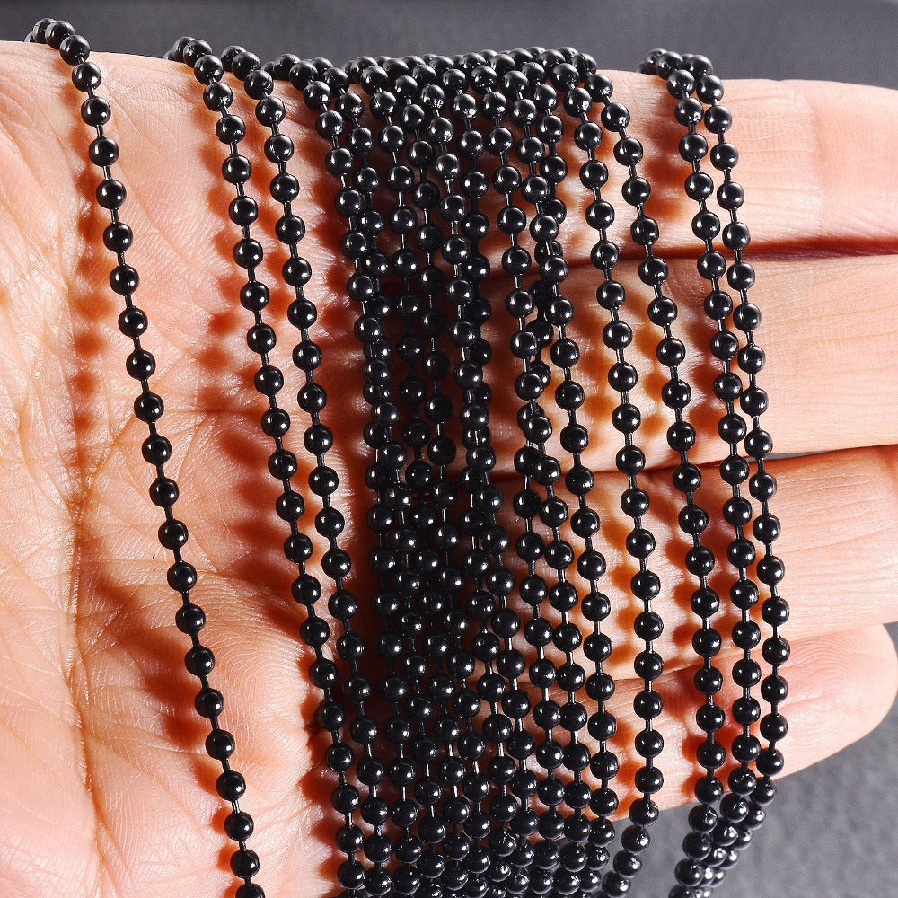 Source Stainless Steel Ball Bead Chain Necklace