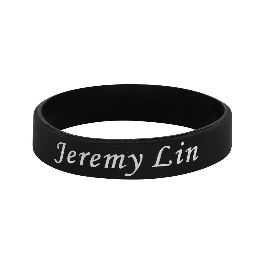 Star Concave Thickened Silicone Kobe James Basketball Bracelet