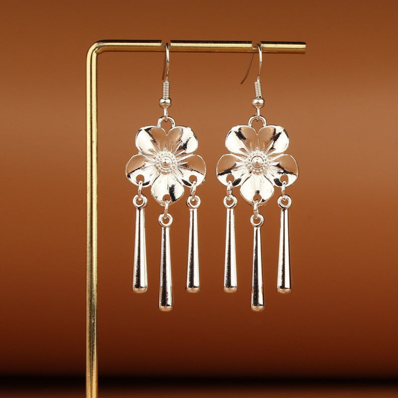 Ethnic Minority Style Handmade Miao Sier Earrings