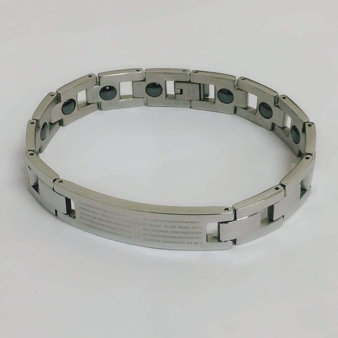 Men's Trendy Single Simple Titanium Steel Vintage Jewelry Bracelets