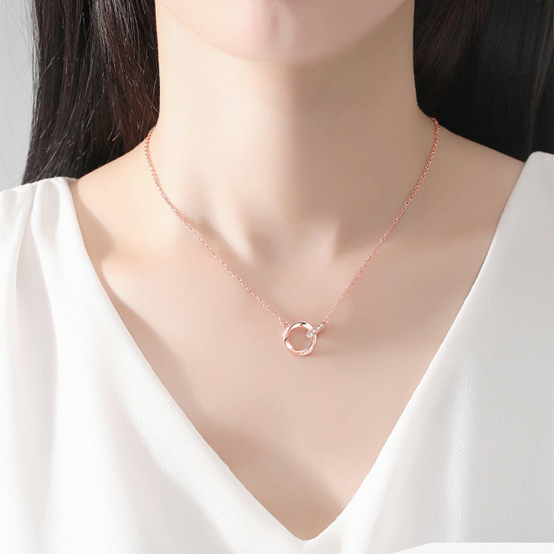 Exquisite Advanced Design Sense Light Luxury Minority Clavicle Necklaces