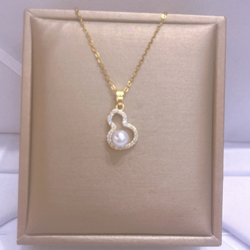 Women's Titanium Steel For Light Luxury Minority Design Necklace