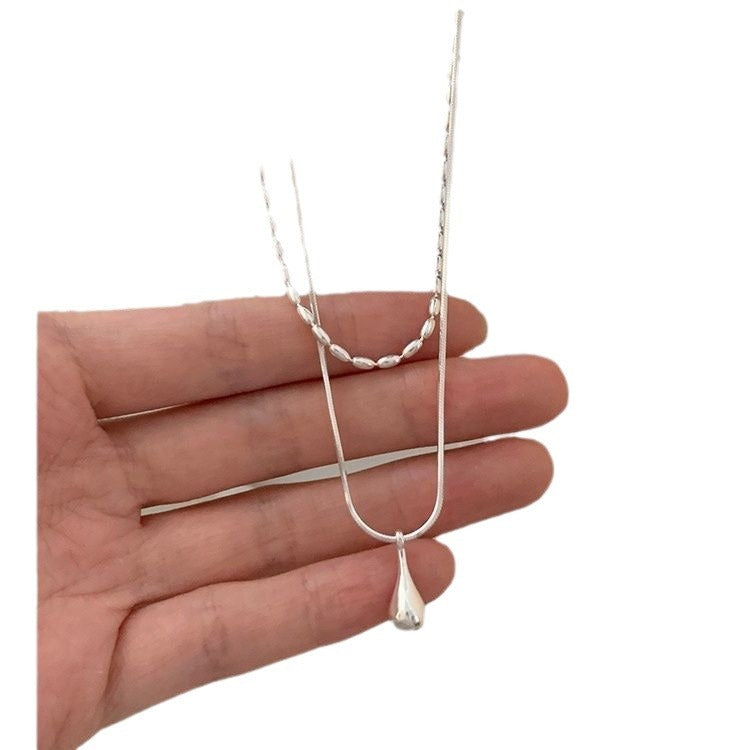 Water Drop Light Luxury Minority High-grade Female Necklace