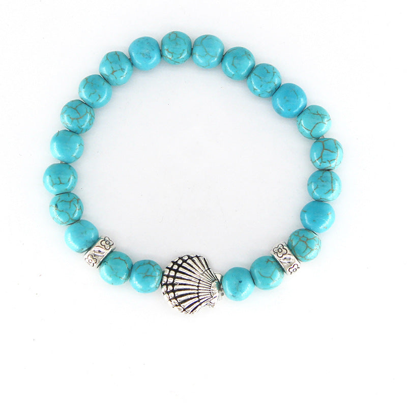 Classy Turquoise Beach Turtle String Beads Bracelets