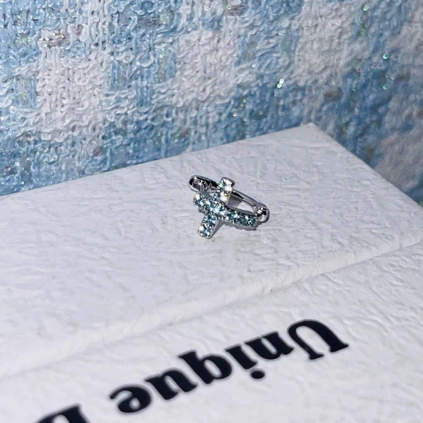 Steel Ear Bone Series Collection Clip Flash Earrings