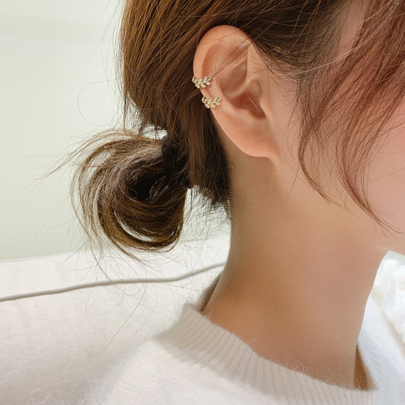 Leaves Ear Clip Adjustable Super Mori Earrings
