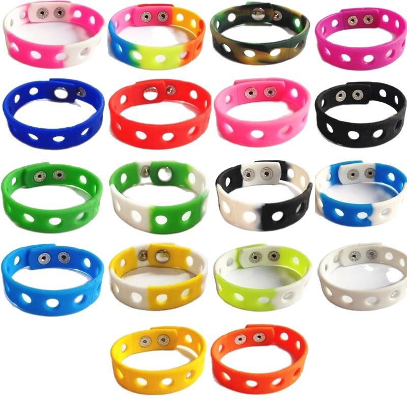 Silicone Hole Wrist Strap Porous Band Bracelet