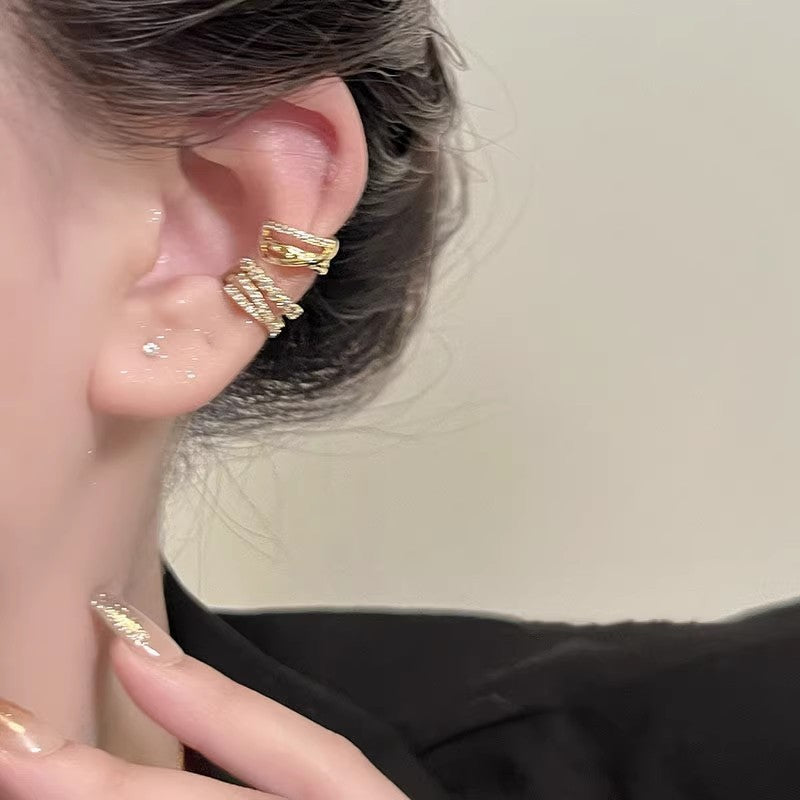 Women's Zircon Tassel Light Luxury High Sense Stud Earrings