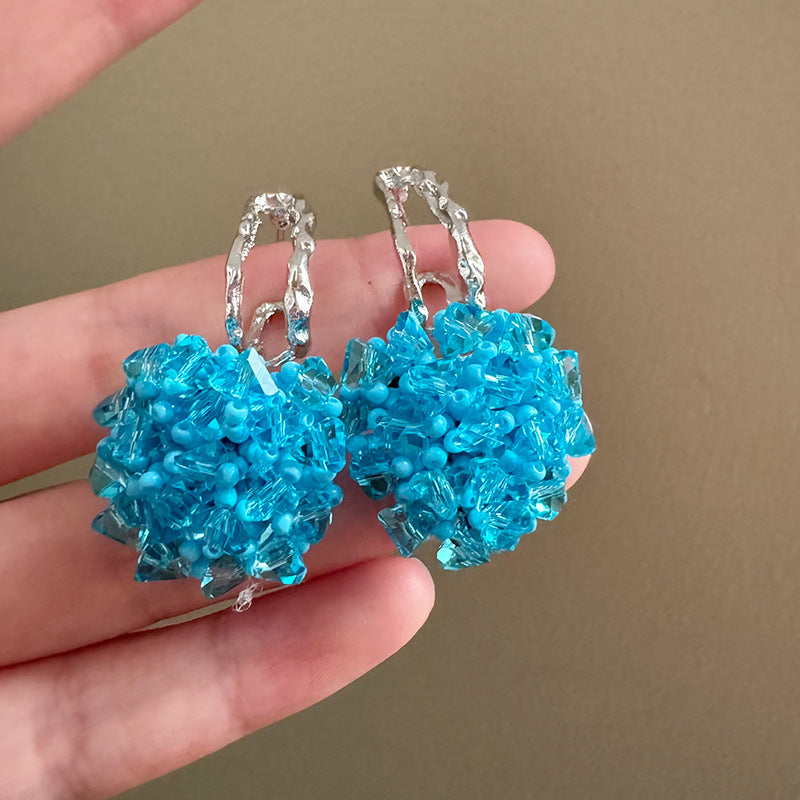 Fairy High Sense Vacation Style Elegant Fashionable Wearing Modified Face Earrings