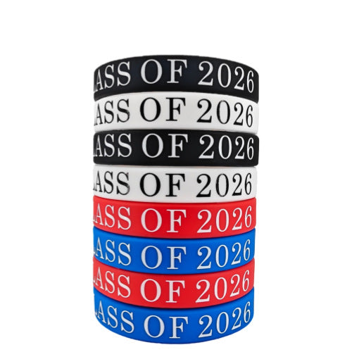 Theme Celebration Graduation Silicone Wristband Wrist Bracelet
