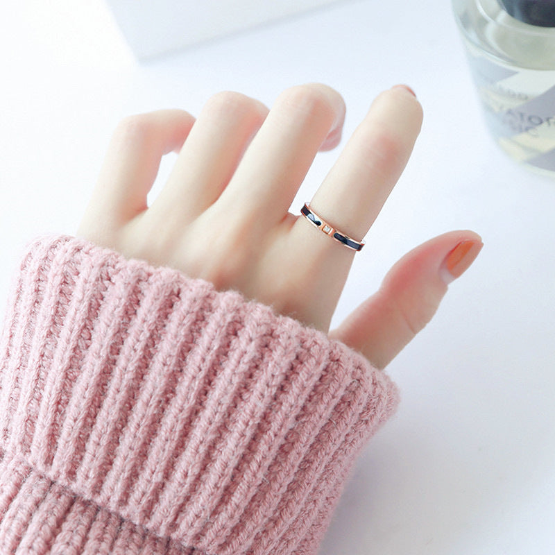 Design Simple Index Finger Cold Wind Rings