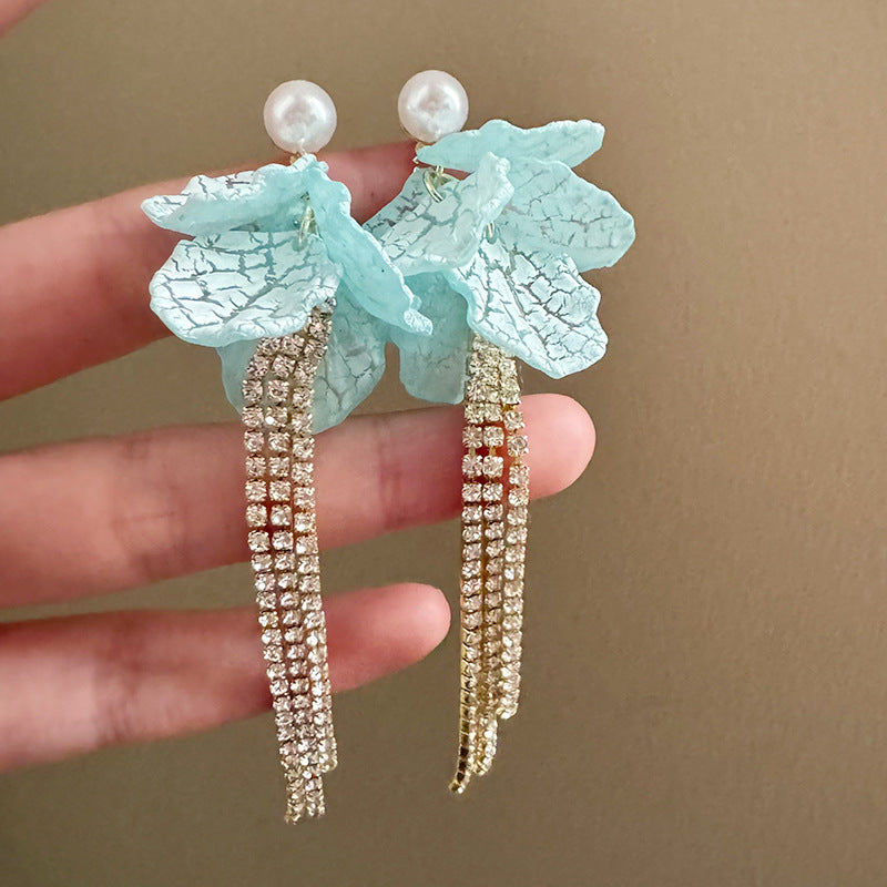 Fairy High Sense Vacation Style Elegant Fashionable Wearing Modified Face Earrings