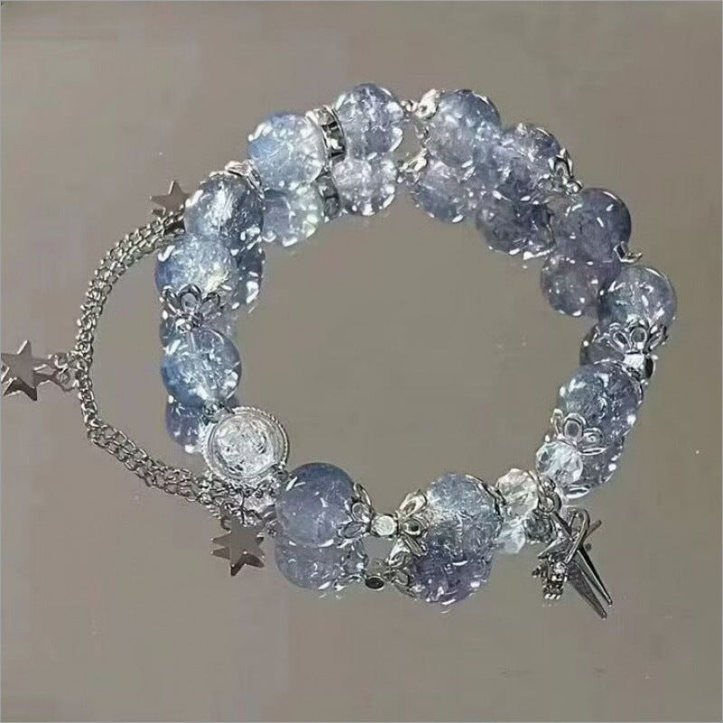 Cherry Blossom Glaze Female Design High Sense Bracelet