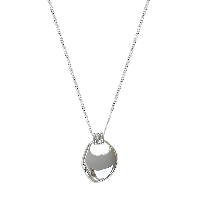 Light Luxury Minority Sier Sweater Design Clavicle Necklace